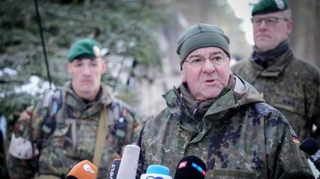 FILE PHOTO: German Defense Minister Boris Pistorius