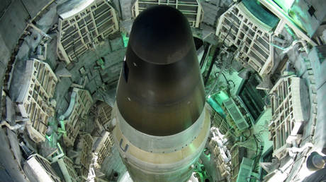 FILE PHOTO: A silo housing a decommissioned Titan II nuclear missile is seen at the Titan Missile Museum in Green Valley, Arizona.
