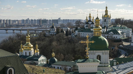 FILE PHOTO. The Kiev Pechersk Lavra Orthodox monastery.