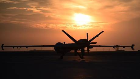 File photo: US Air Force MQ-9 Reaper on the runway in the UAE, December 1, 2022.