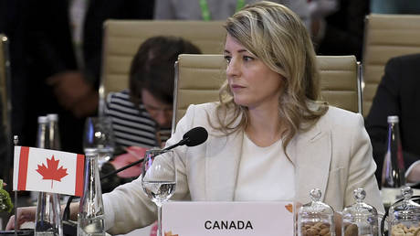 Canada's Foreign Minister Melanie Joly attends the G20 foreign ministers' meeting in New Delhi, March 2, 2023