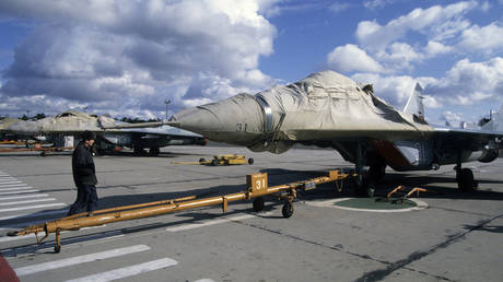 FILE PHOTO: MIG - 29 fighter jet.