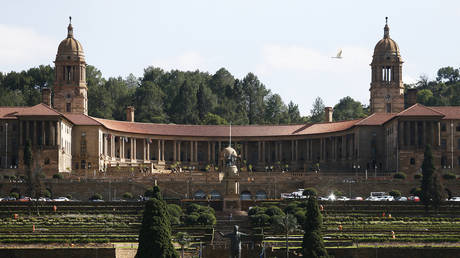 A general view of the Union Buildings in Pretoria.