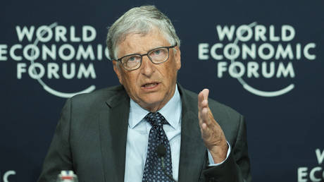 File photo: Bill Gates of the Bill & Melinda Gates Foundation speaks at a news conference during the World Economic Forum in Davos, Switzerland, May 25, 2022.