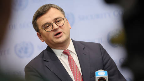 FILE PHOTO: Ukrainian Foreign Minister Dmitry Kuleba.