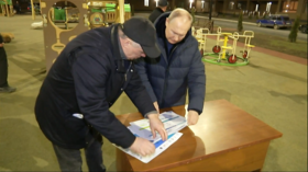 Putin on a surprise visit to the Donbass