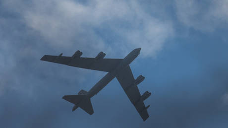 FILE PHOTO: US Air Force B-52 strategic bomber