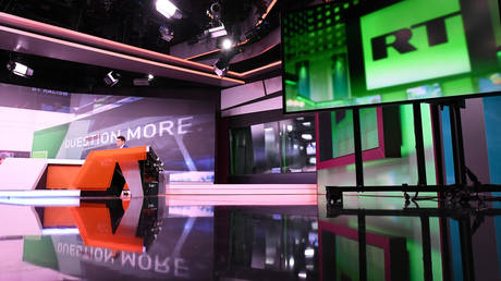FILE PHOTO: RT studio in Moscow.
