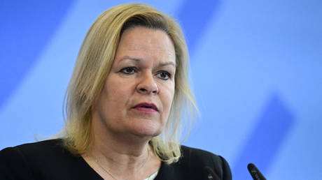 German Interior Minister Nancy Faeser