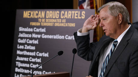 Republican Senator Lindsey Graham introducing legislation to classify Mexican drug cartels as terrorist groups