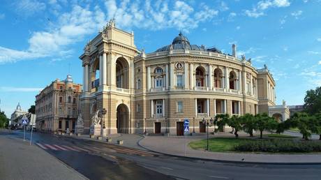 The opera house in Odessa, Ukraine.