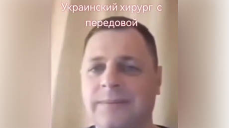 Screenshot from the video, which is being investigated in Russia.