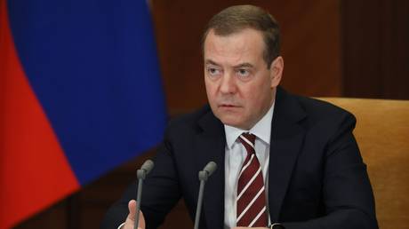 FILE PHOTO: Dmitry Medvedev.