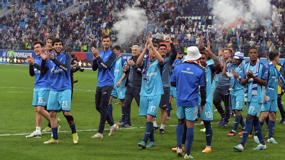 Zenit crowned Russian champions for fifth year in a row