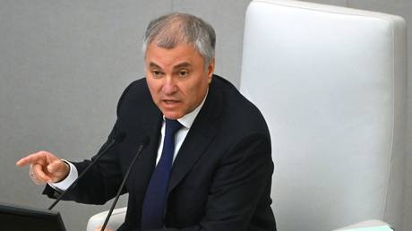 Chairman of the State Duma of the Russian Federation Vyacheslav Volodin