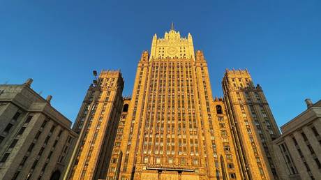 The Russian Foreign Ministry building in Moscow