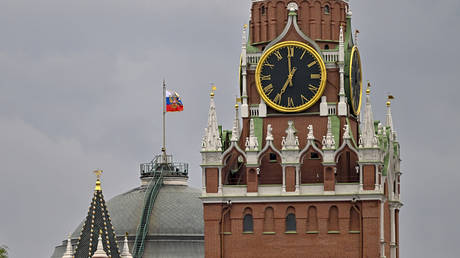 A view of Kremlin after the drone attack in Moscow, Russia on May 03, 2023.