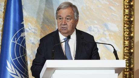 United Nations Secretary-General António Guterres.