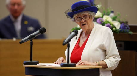 FILE PHOTO: Ann Widdecombe, former member of the European Parliament, at  the Civic Centre in Southend, eastern England,  March 1, 2022