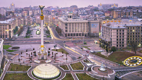 File photo: Independence Square in Kiev, Ukraine