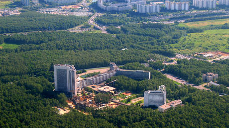 The headquarters of the SVR in Moscow, Russia