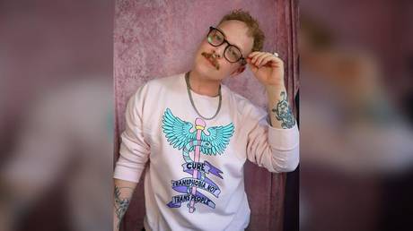 UK fashion brand Abprallen designed several items for Target's Pride Month collection, including a sweatshirt saying, "Cure transphobia, not trans people."