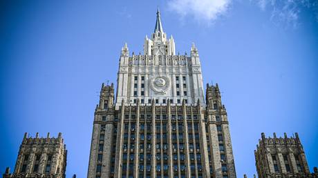 Russia's Foreign Ministry headquarters in Moscow.