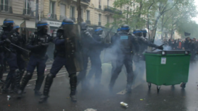 بیش از 100 افسر پلیس در اعتراضات روز کارگر فرانسه زخمی شدند