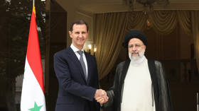 Le président iranien lors de sa première visite en Syrie depuis la guerre
