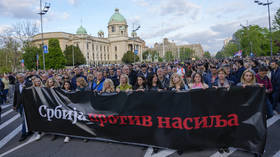 Thousands march against gun violence in Serbia