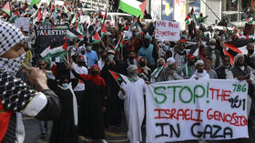 South Africans march in solidarity with Palestinians (VIDEO)