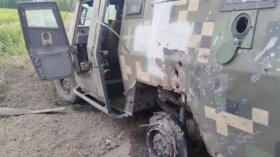 Russische Truppen zerstören vom Westen gelieferte Fahrzeuge in der Region Belgorod (VIDEO)