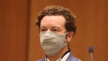 Actor Danny Masterson is arraigned on rape charges at Clara Shortridge Foltz Criminal Justice Center on September 18, 2020 in Los Angeles, California