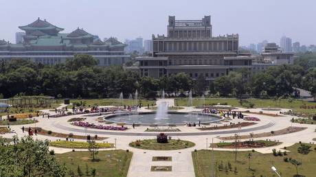 The Mansudae Fountain Park, Pyongyang, North Korea