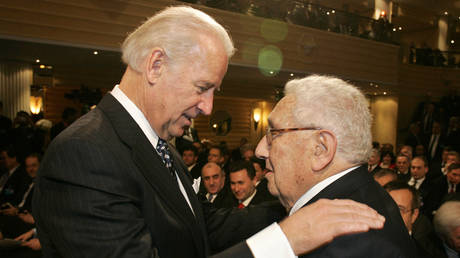 Biden compares himself to Kissinger