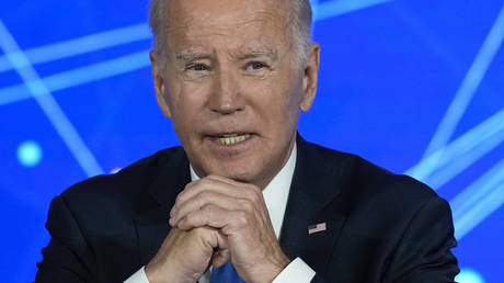 President Joe Biden speaks at an event in San Francisco, California, June 20, 2023.