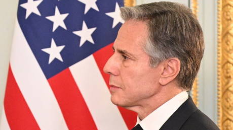 US Secretary of State Antony Blinken attends a press briefing last week in London.