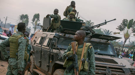 FILE PHOTO: Central African Republic security forces in Bangui