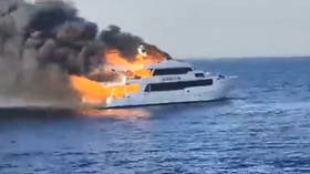 Three British tourists die in Egypt boat fire