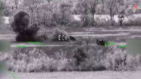 Russian military shows off double tank kill (VIDEO)