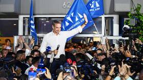 Conservatives win Greek elections