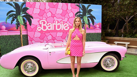 Actress Margot Robbie promotes 'Barbie'