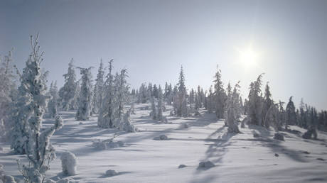 FILE PHOTO of winter in Oymyakon, Russia