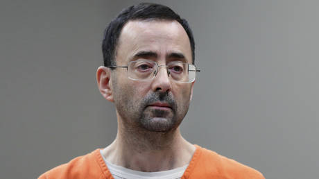 FILE PHOTO: Larry Nassar appears in court for a plea hearing in Lansing, Michigan, November 22, 2017