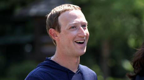 Facebook co-founder Mark Zuckerberg attends a July 2021 conference in Sun Valley, Idaho.