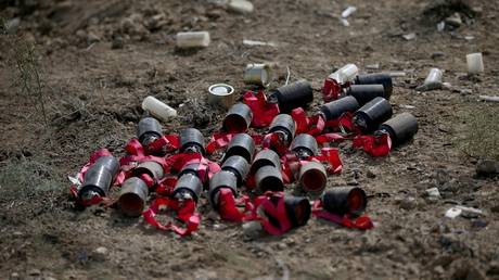 FILE PHOTO. Cluster munitions.