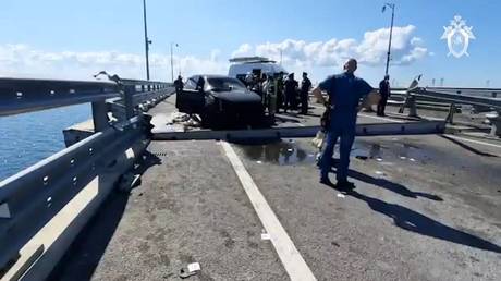 Crimean Bridge partially reopened after attack (VIDEOS)