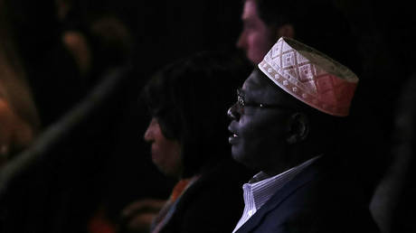 Malik Obama attends a US presidential debate in October 2016 in Las Vegas, Nevada.