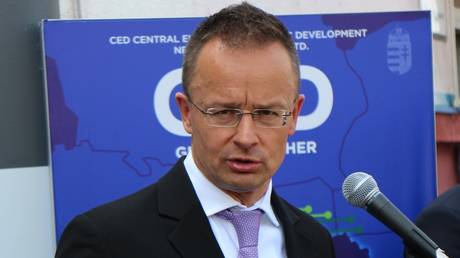 Hungarian Minister of Foreign Affairs and Trade Peter Szijjarto