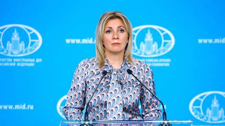 FILE PHOTO: Russian Foreign Ministry spokeswoman Maria Zakharova